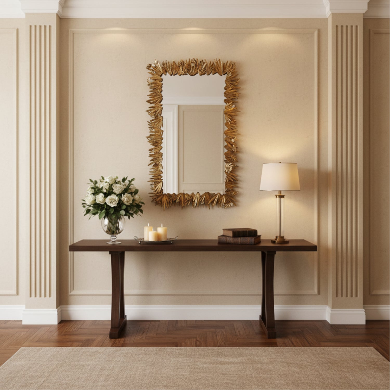 John Richard Herba Brass Mirror