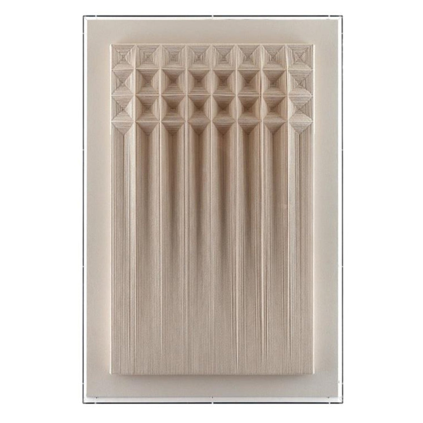 Faceted Fabric Shadowbox Wall Art by John Richard