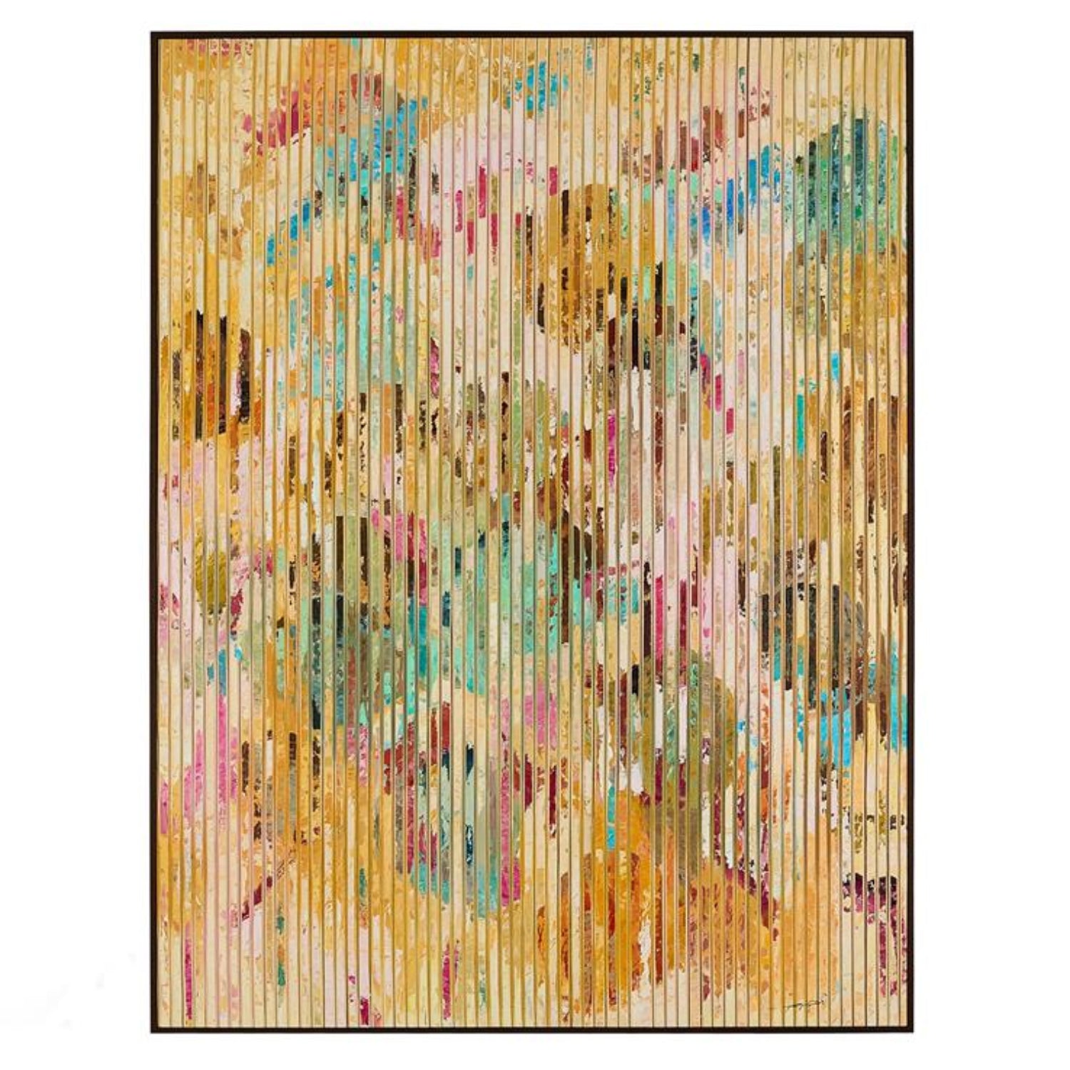 John Richard Teng Fei's Cascading Colors Framed Art