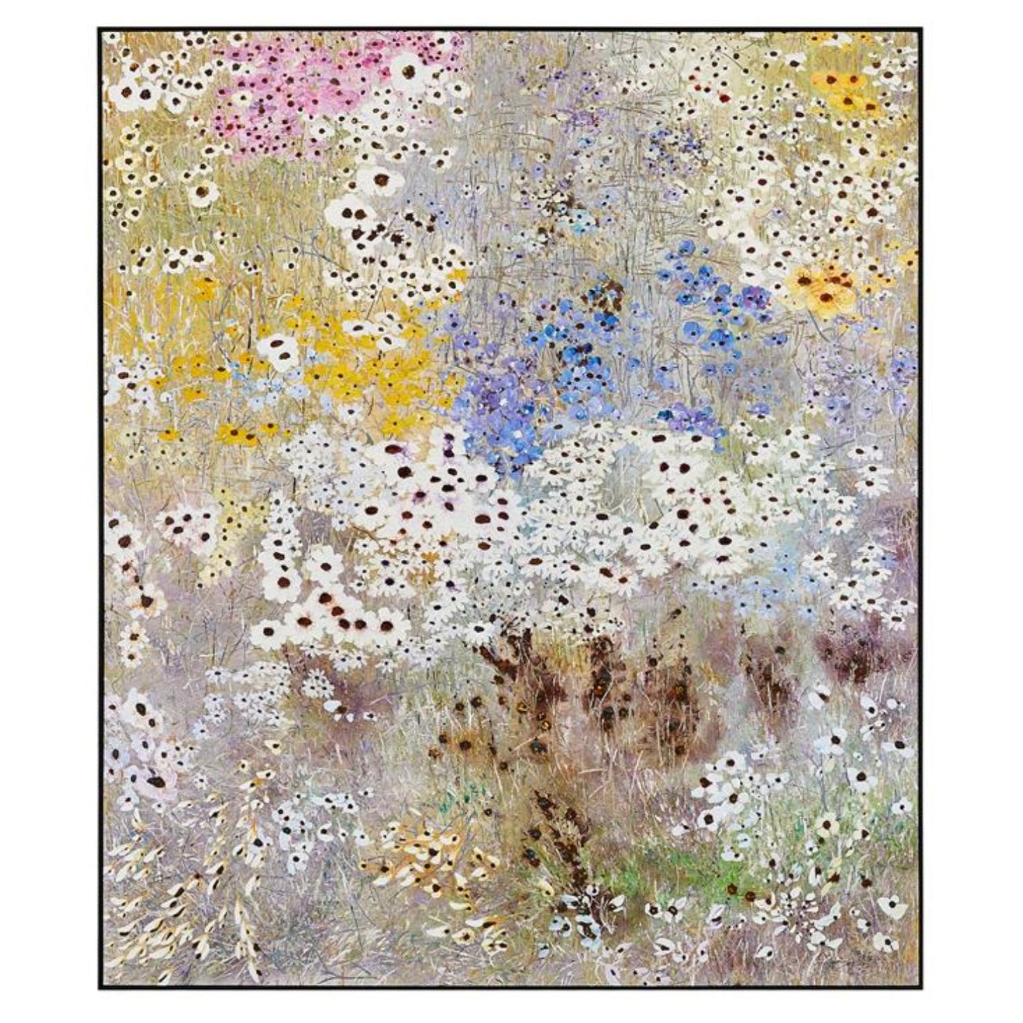 John Richard Teng Fei's Moonlit Meadow Framed Art
