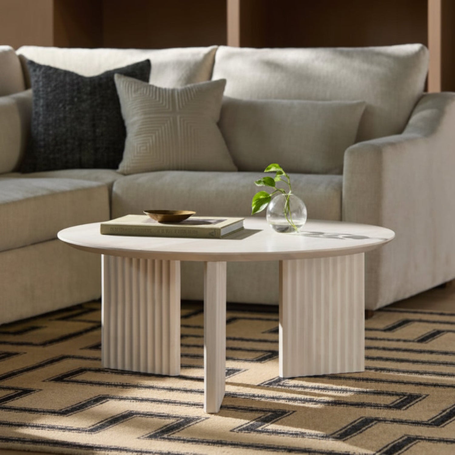 Agnes Mango Wood Coffee Table