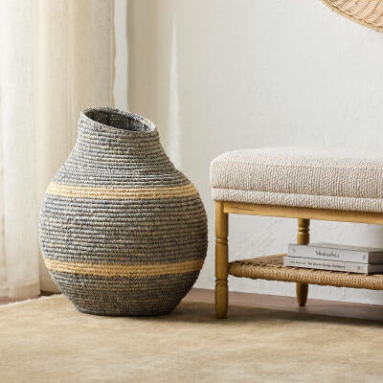 Ishani Raffia Basket