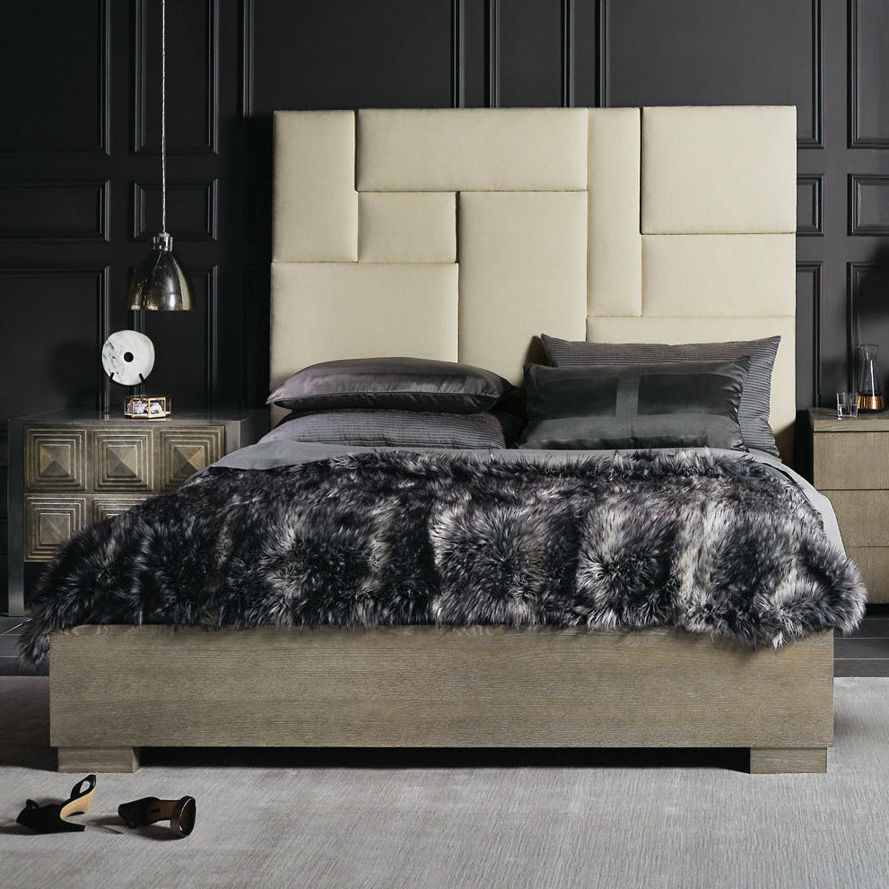 Bernhardt Mosaic King Upholstered Panel Bed