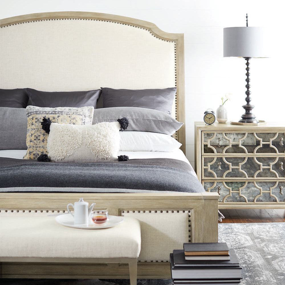 Bernhardt Santa Barbara Upholstered Panel Bed
