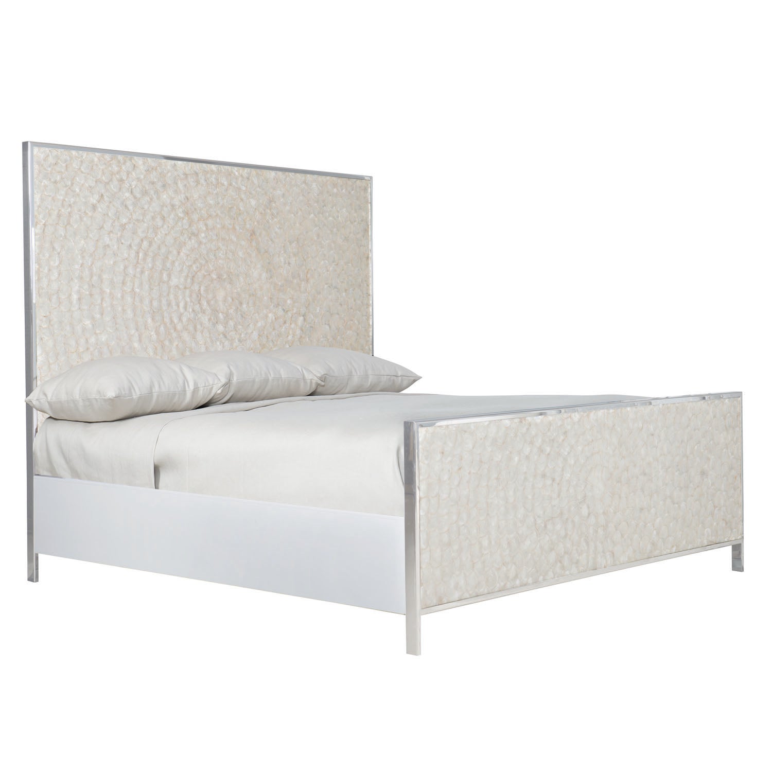 Bernhardt Interiors Helios King Capiz Shell Panel Bed