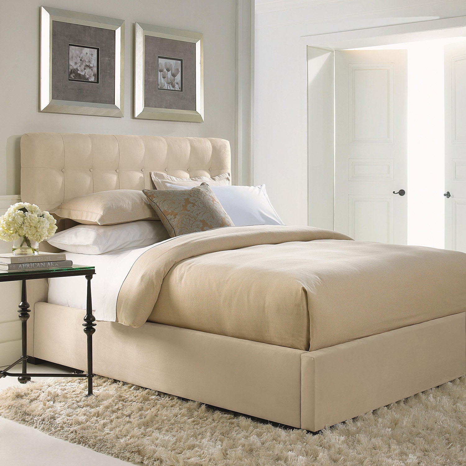 Bernhardt Interiors Avery Fabric Panel Bed