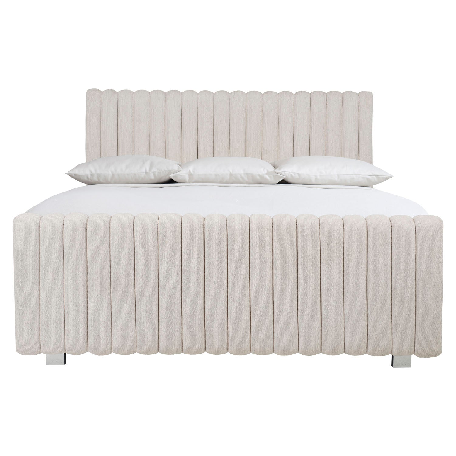 Bernhardt Silhouette Channel Upholstered Panel Bed
