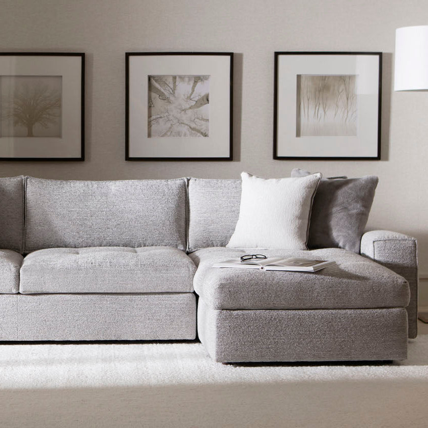 Bernhardt Living Nest Sectional Sofa Right Arm Chaise