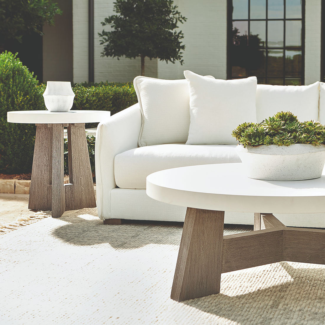 Bernhardt Exteriors Rochelle Outdoor Side Table