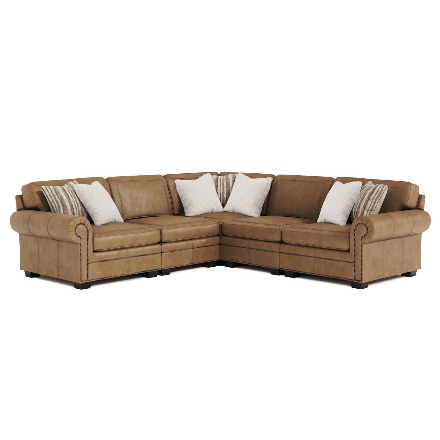 Bernhardt Living Grandview Leather Sectional