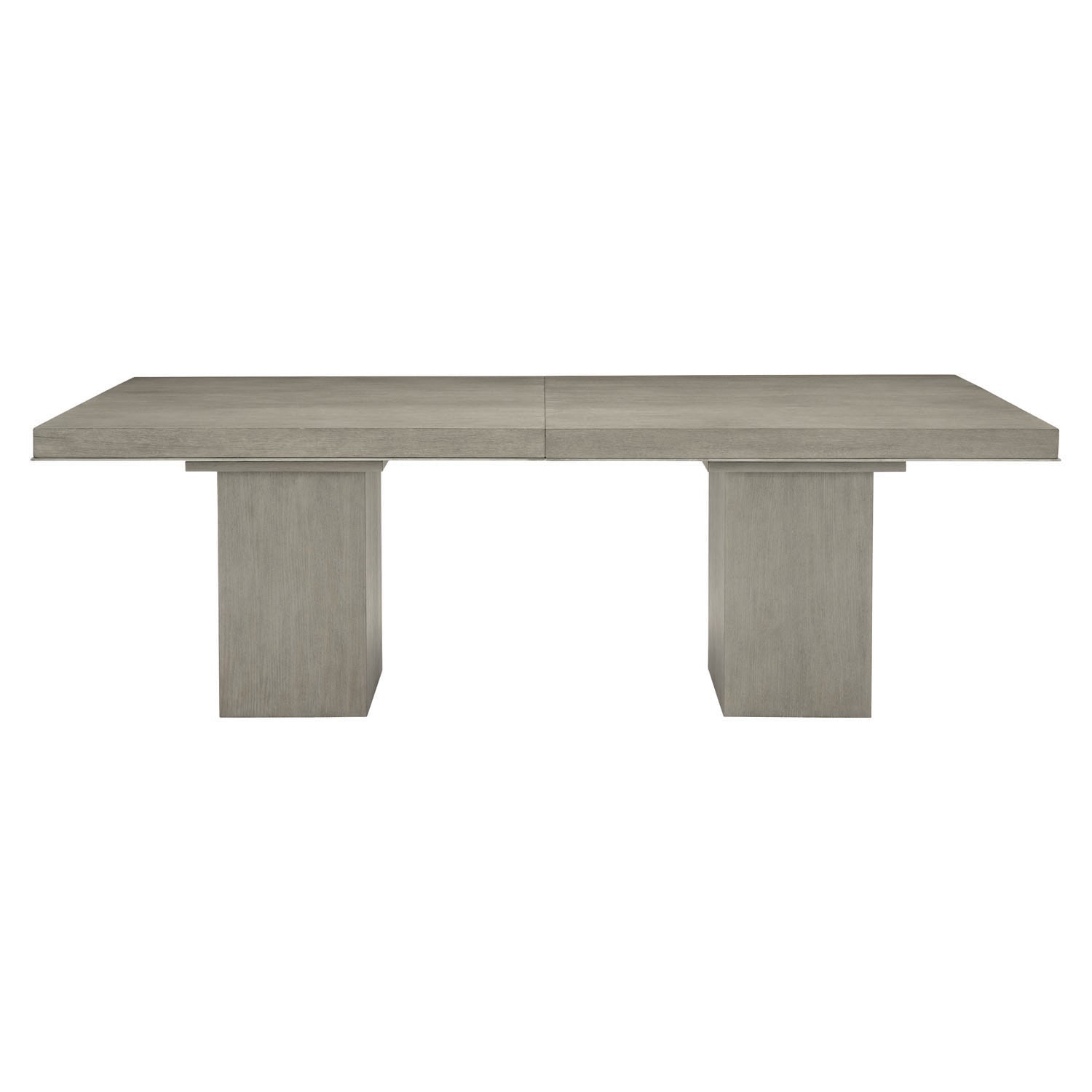 Bernhardt Linea 9-Piece Cerused Greige Dining Set