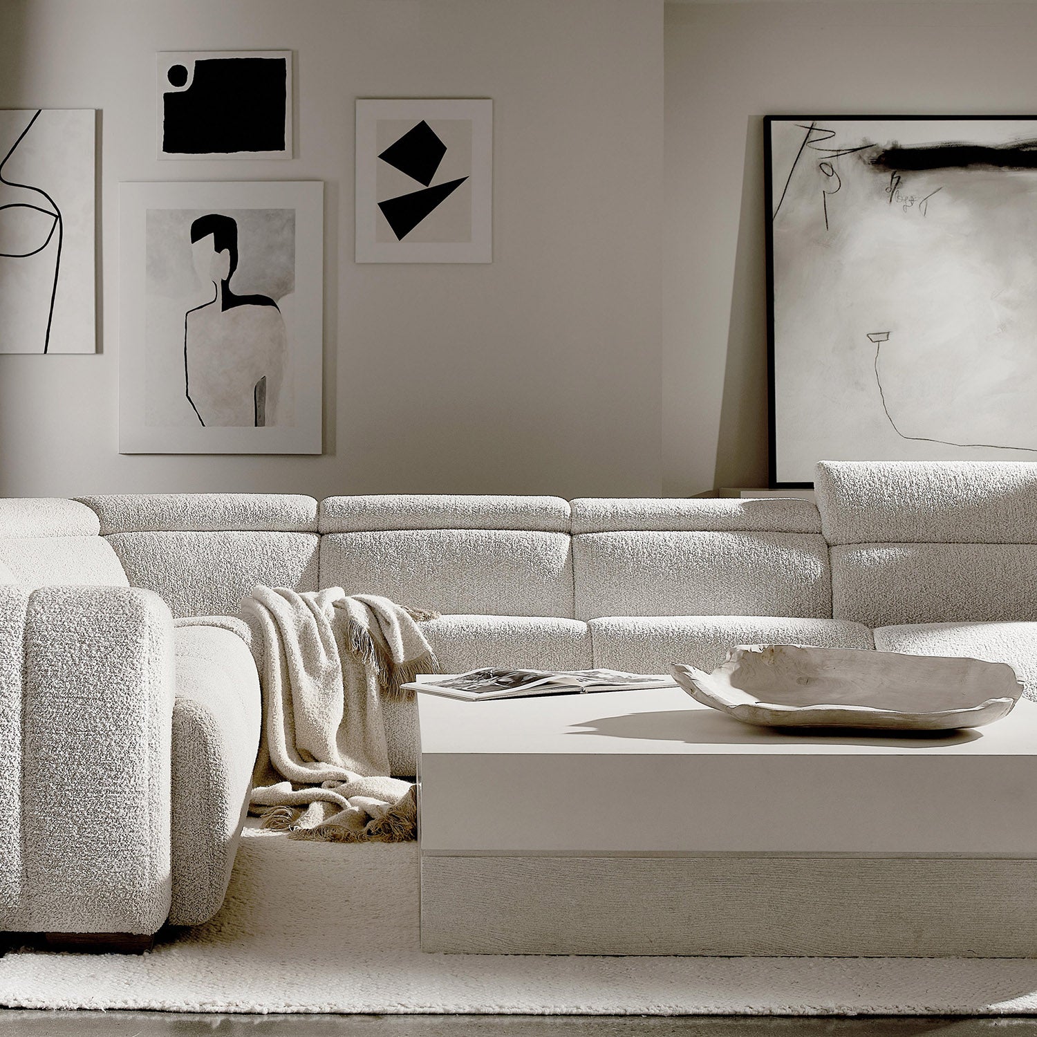 Bernhardt Living Aldo Power Motion Sectionall Sofa