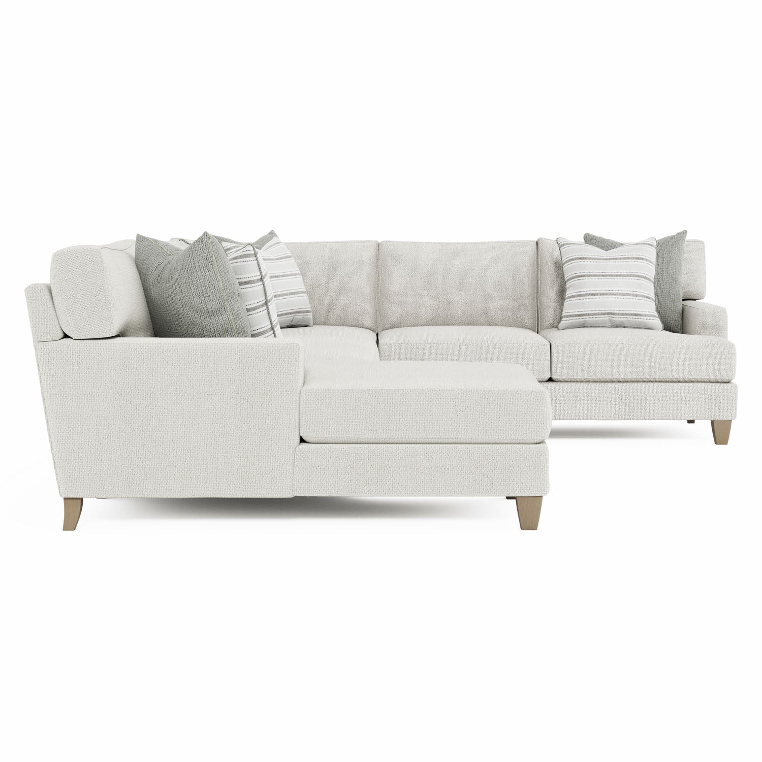 Bernhardt Living Mila 5-Piece Left Facing Fabric Sectional Sofa