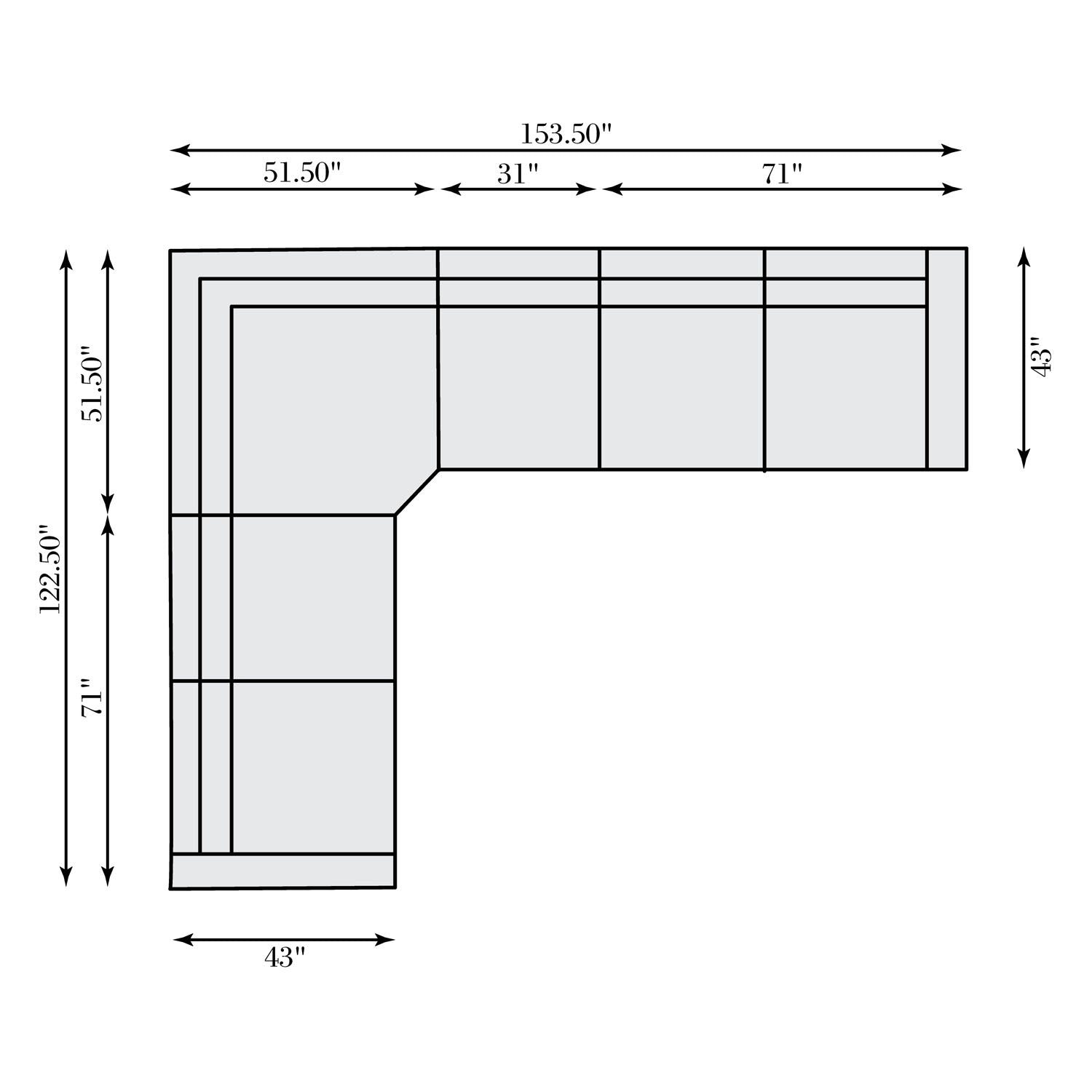 Bernhardt Living Lioni Leather Power Motion Sectional Sofa