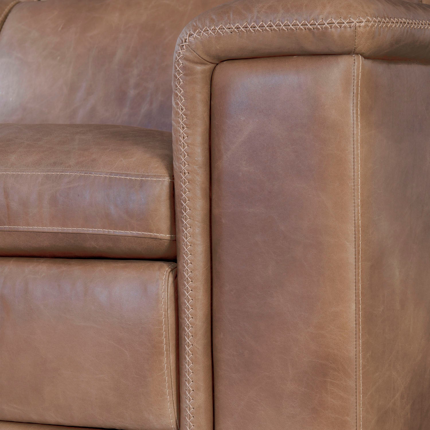 Bernhardt Living Lioni Leather 3-Piece Power Motion Sectional Sofa