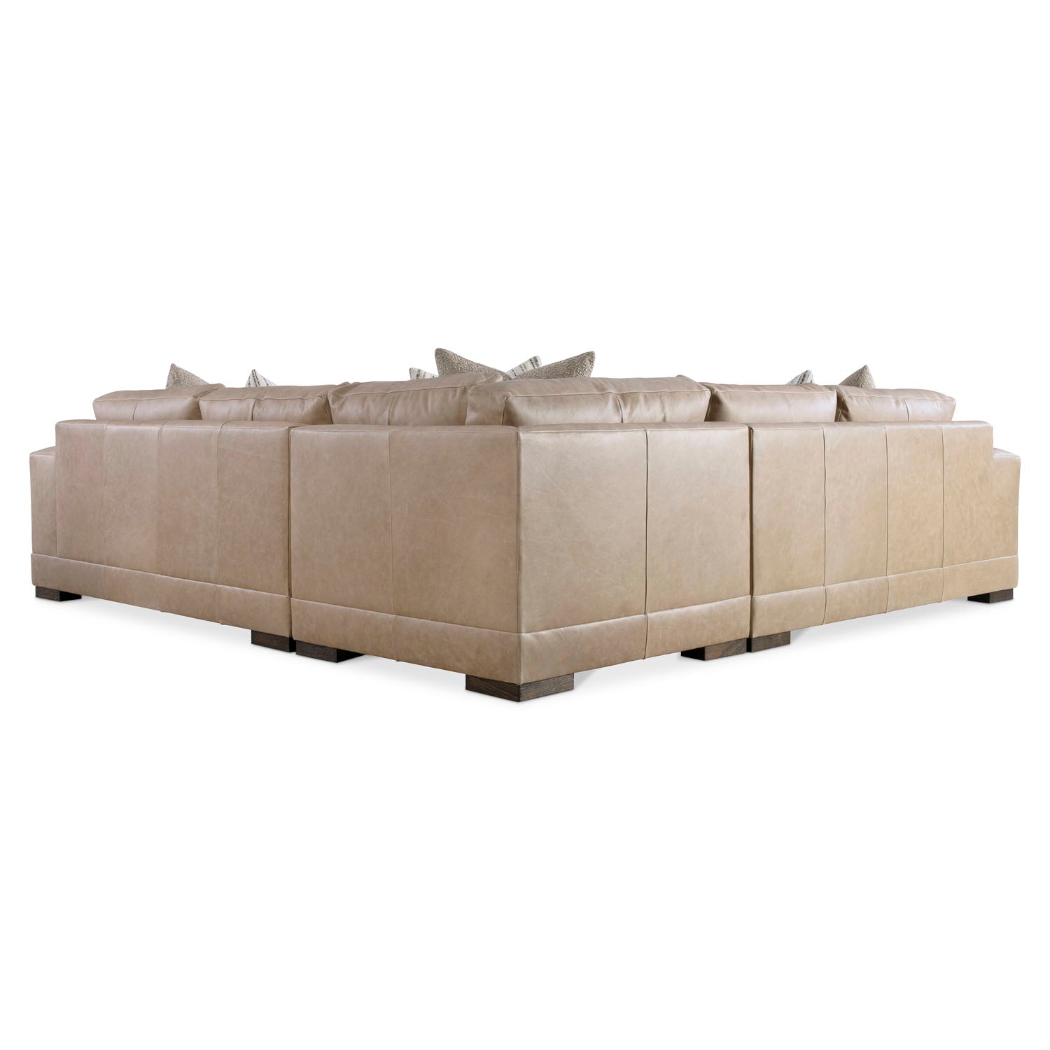 Bernhardt Living Lars Leather 3-Piece Sectional Sofa
