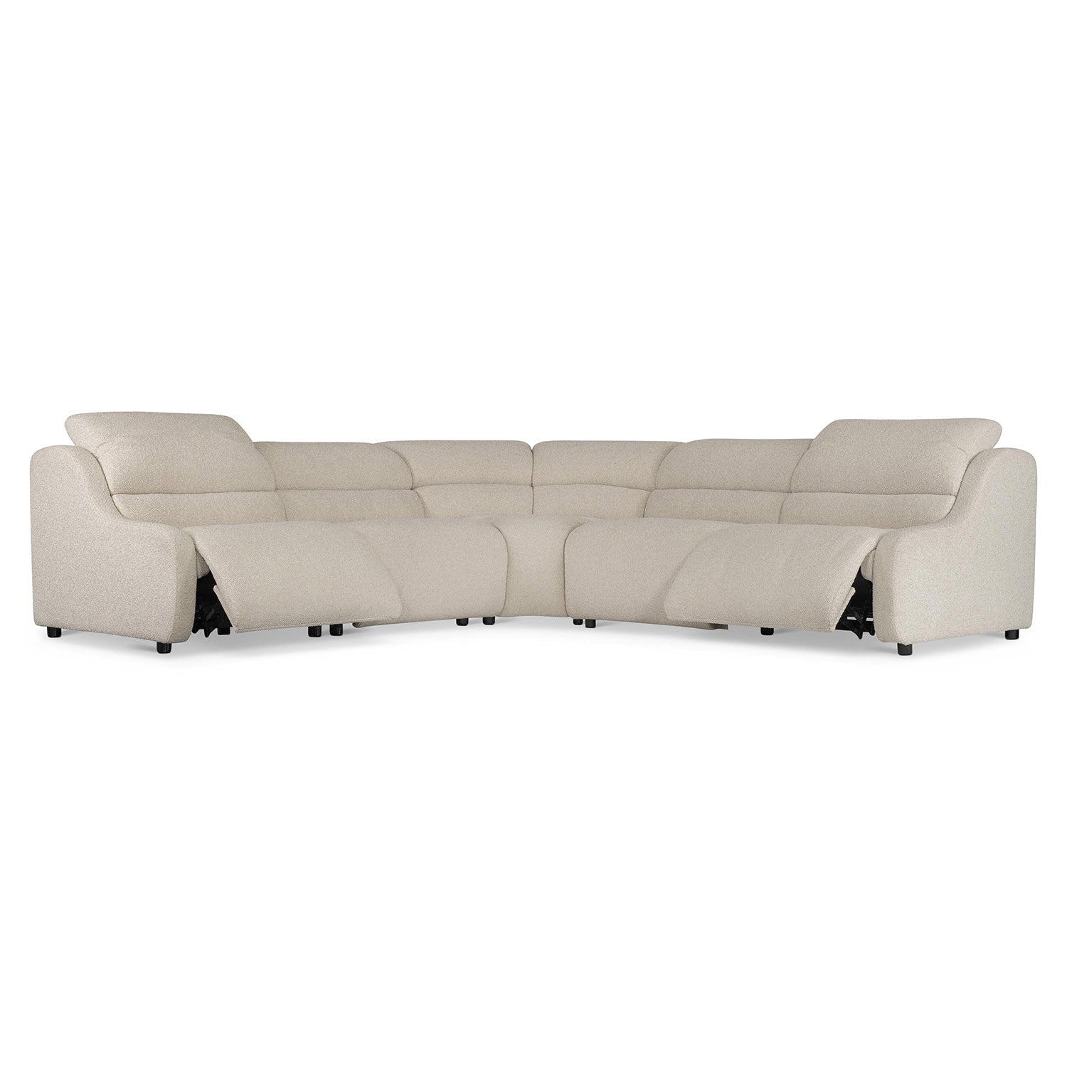 Bernhardt Living Gio 5 Piece Power Motion Sectional Sofa