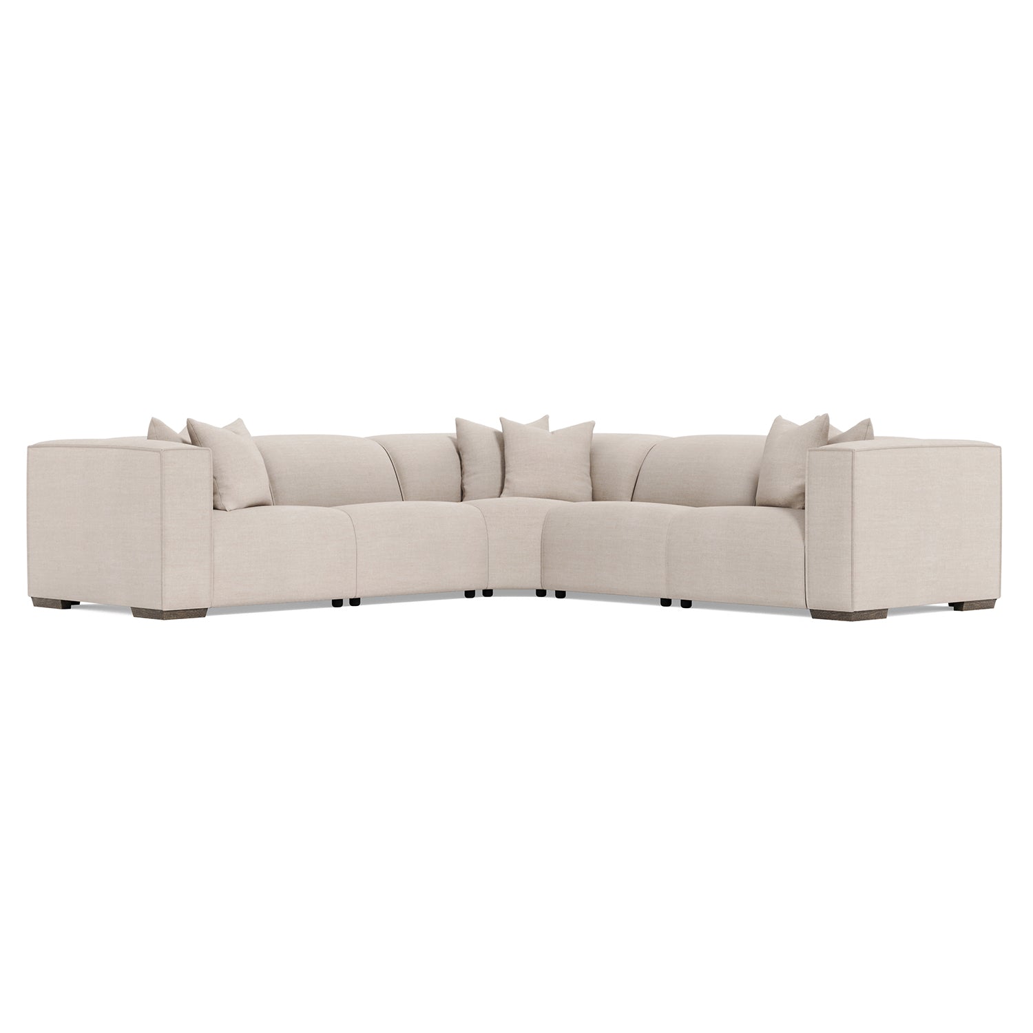 Bernhardt Living 5 Piece Bliss Fabric Power Motion Sectional Sofa