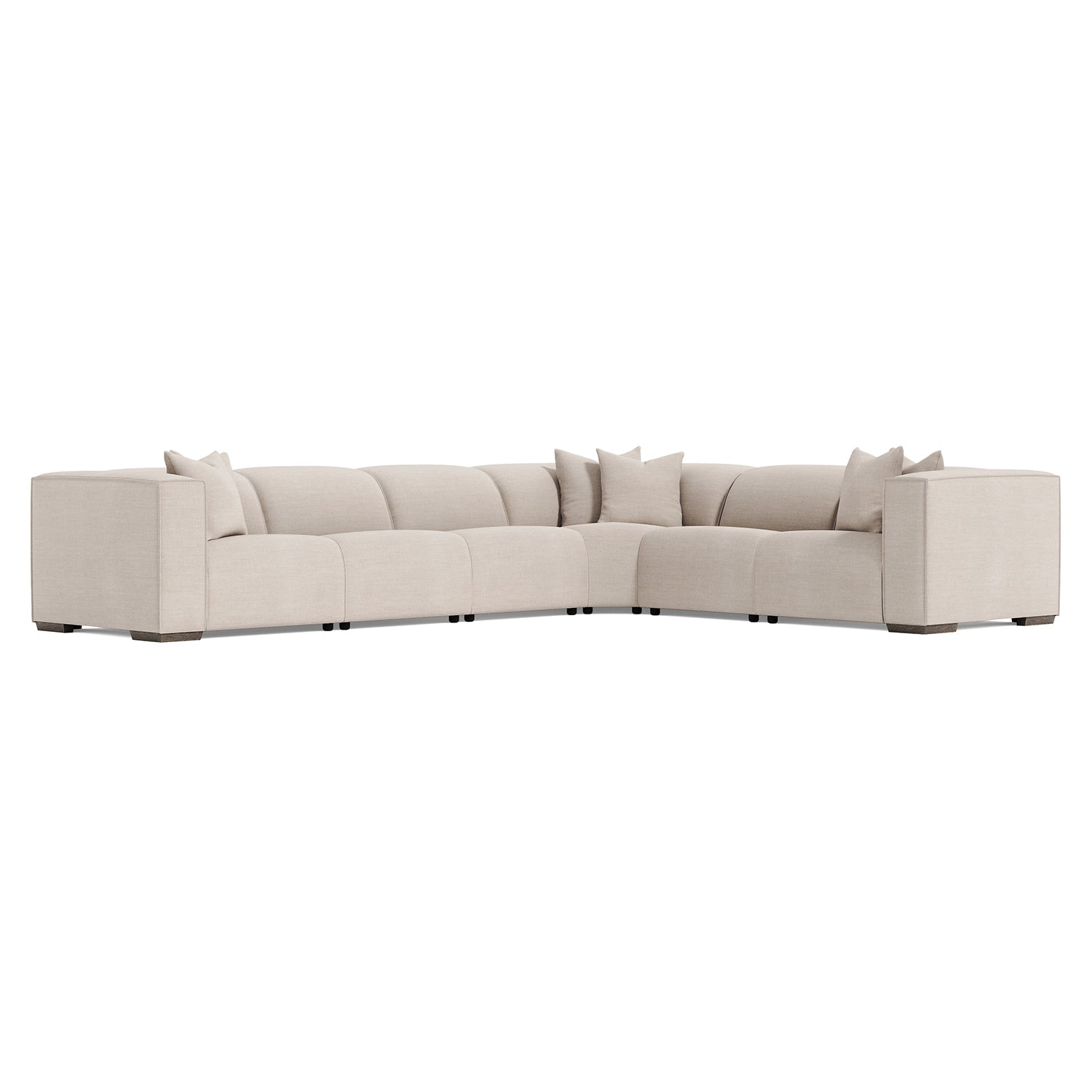 Bernhardt Living 6 Piece Bliss Fabric Power Motion Sectional Sofa