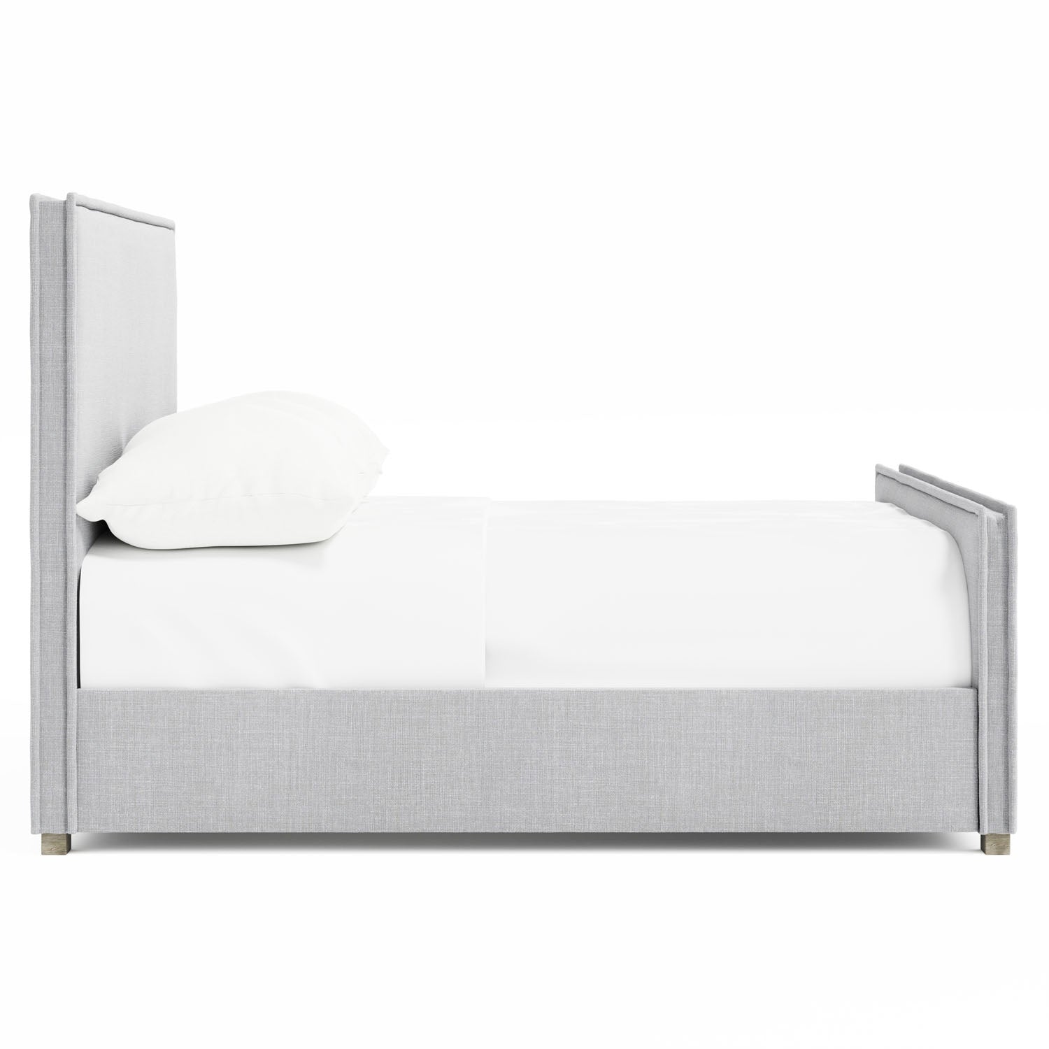 Bernhardt Loft Sawyer Pebble Upholstered Panel Bed