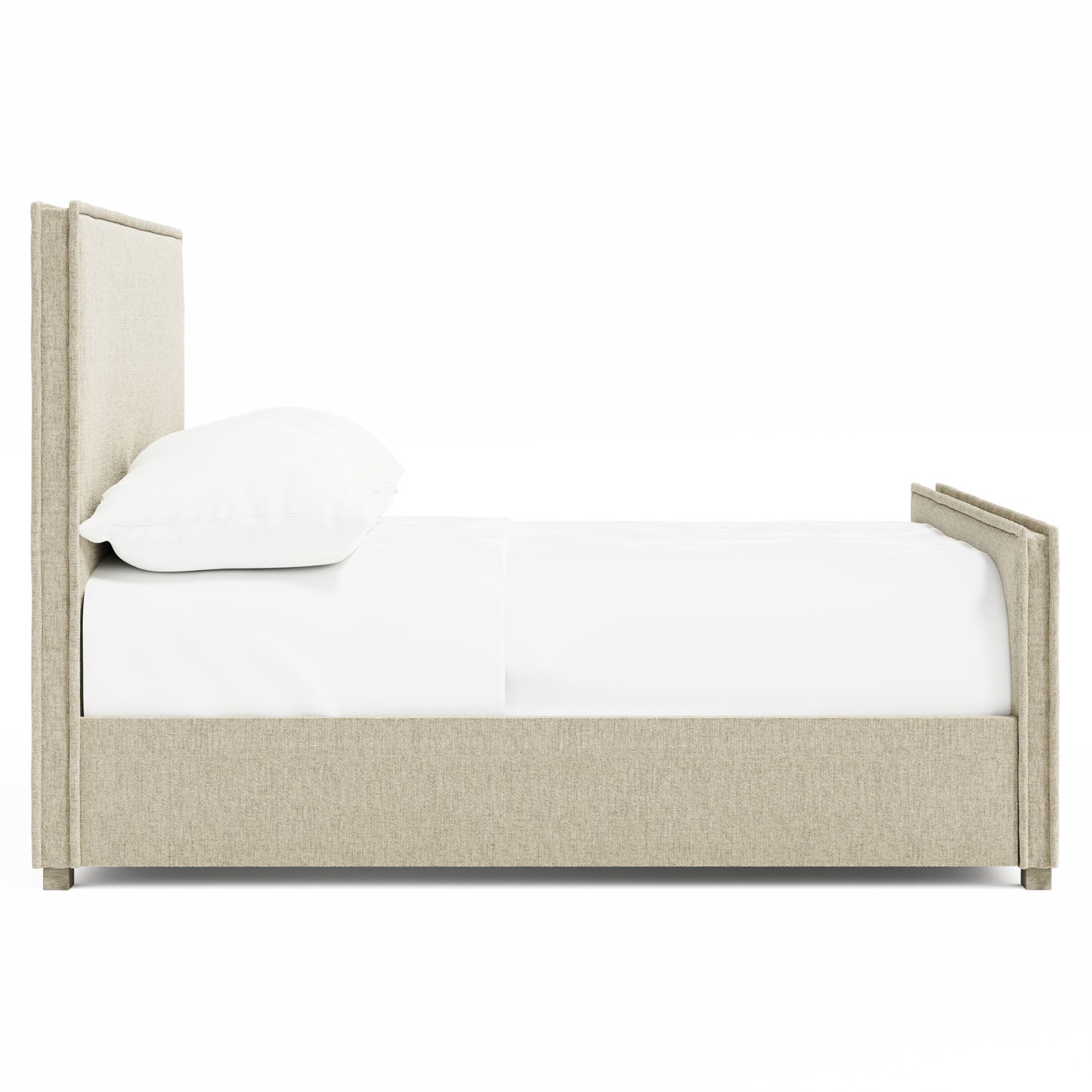 Bernhardt Loft Sawyer Fawn Upholstered Panel Bed