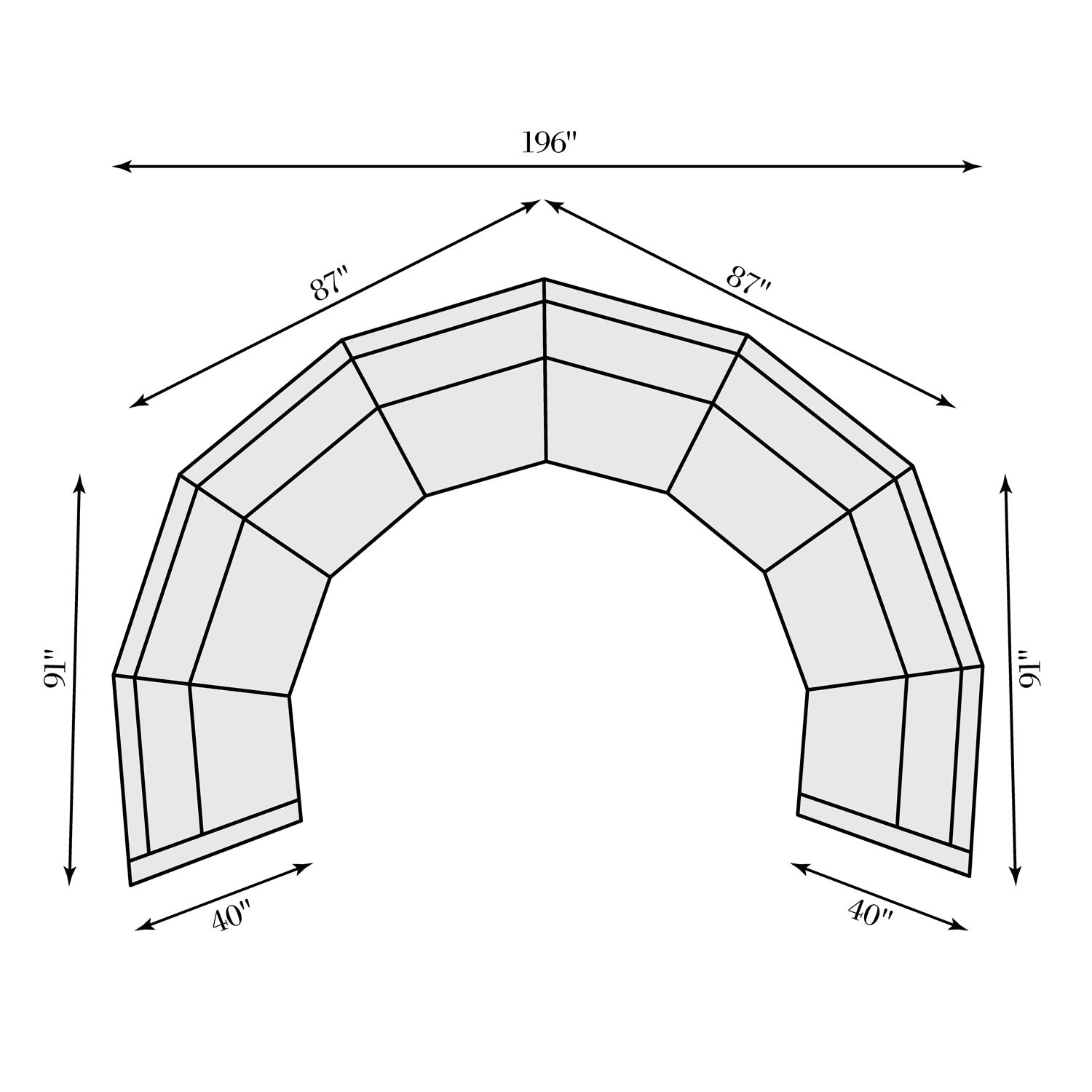 Bernhardt Living Soleil 4-Piece Sectional Sofa