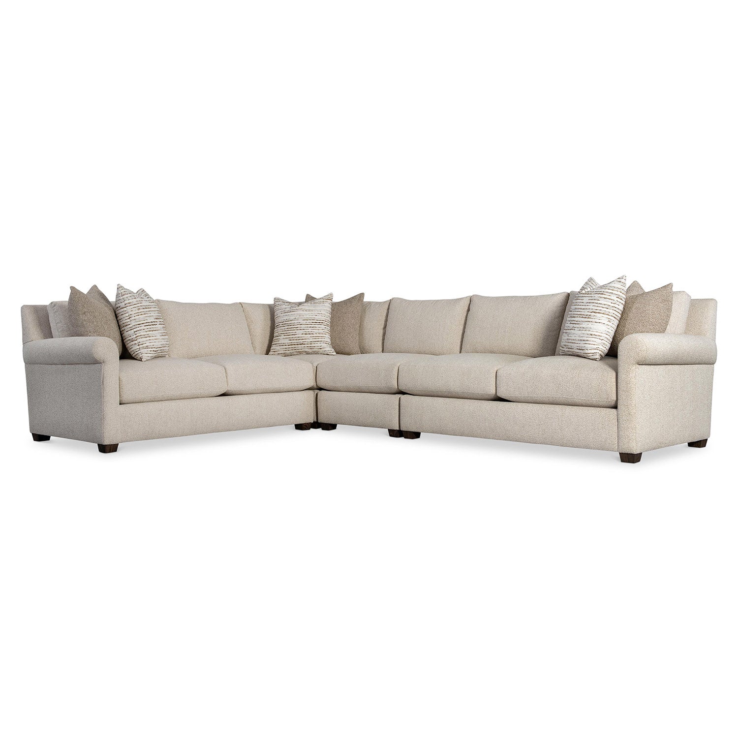 Bernhardt Living Barnes Fabric Sectionall Sofa