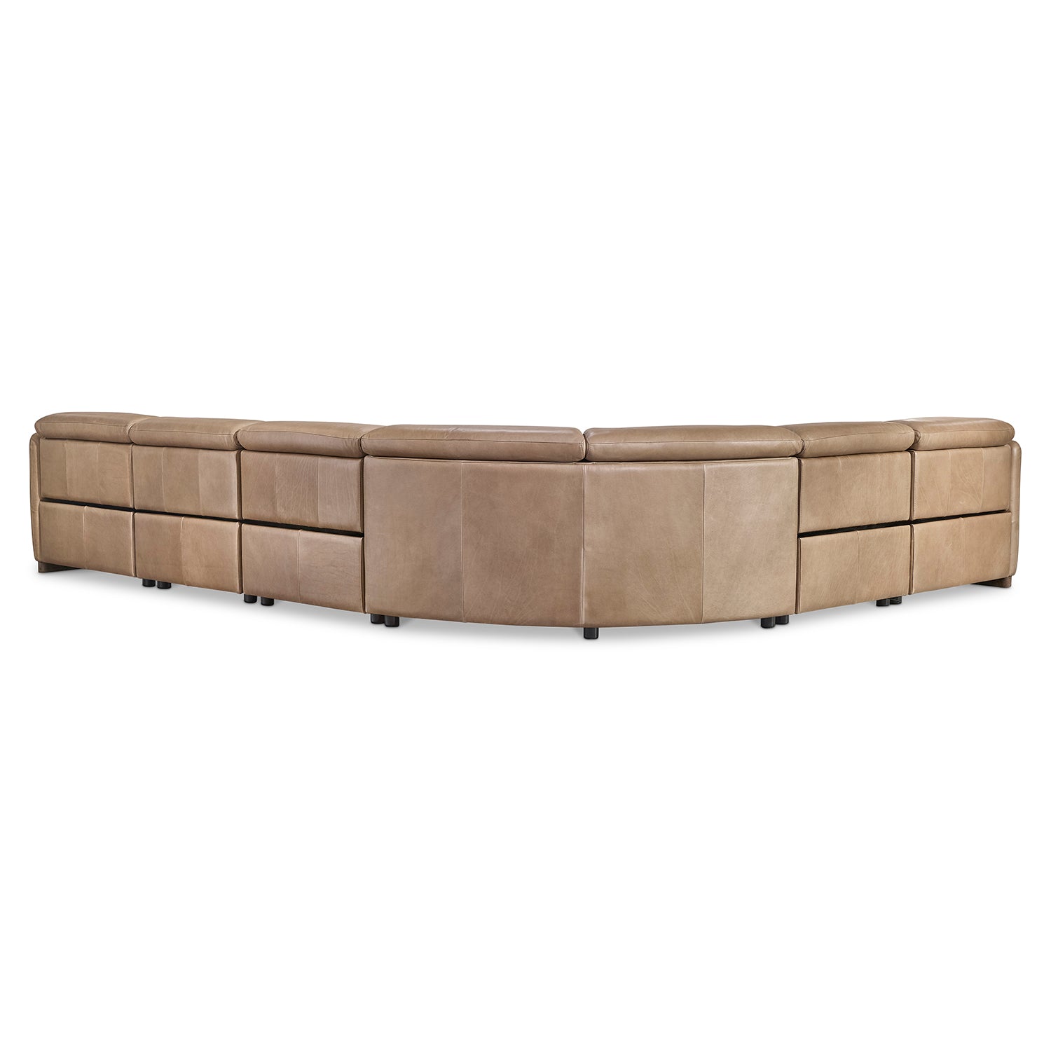 Bernhardt Living Alta 6-Piece Leather Power Motion Sectional Sofa