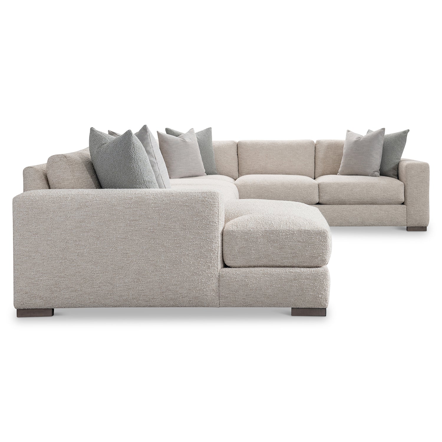 Bernhardt Living Drew 6-Piece Left Facing Fabric Sectional Sofa