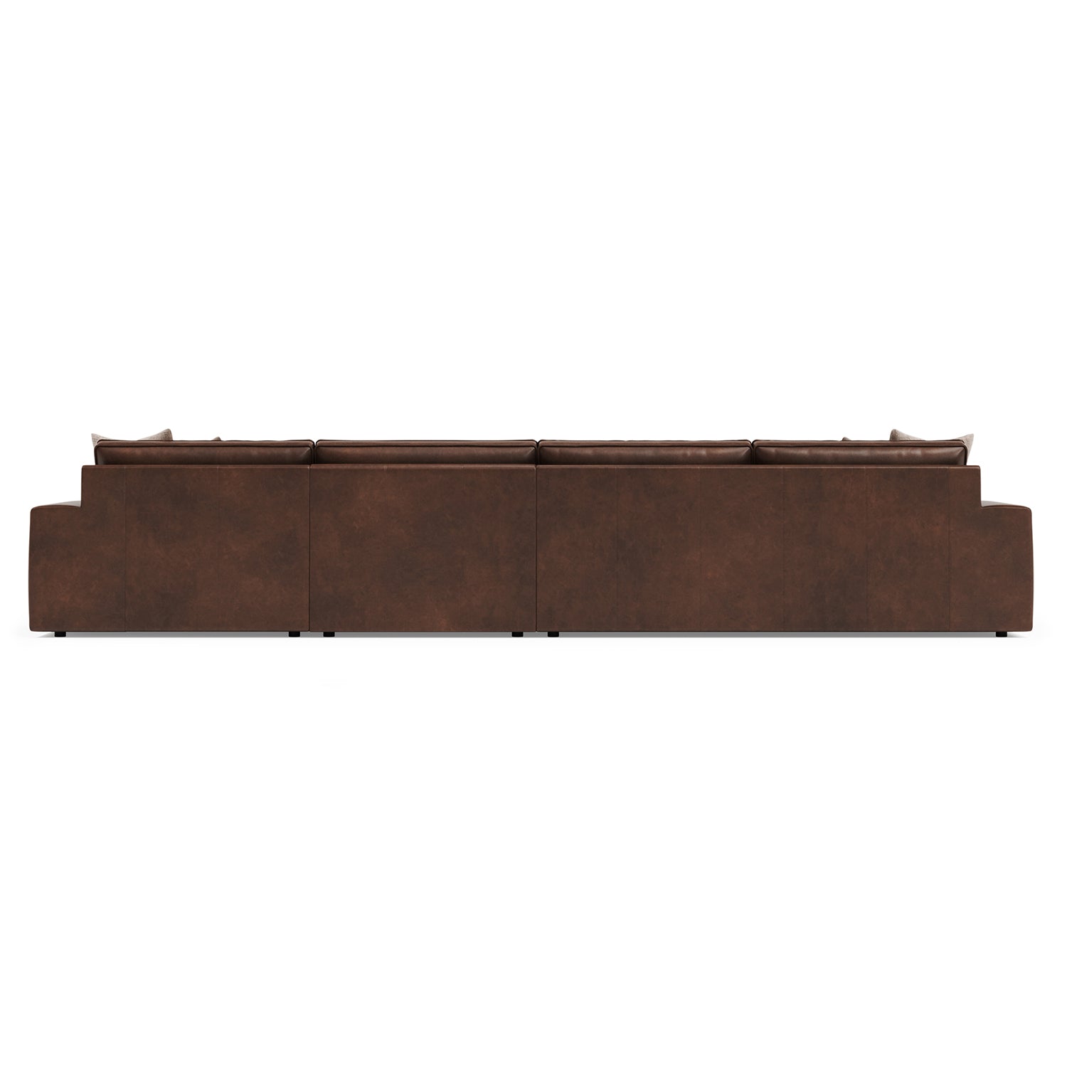 Bernhardt Living Nest 3-Piece Leather Sectional Sofa