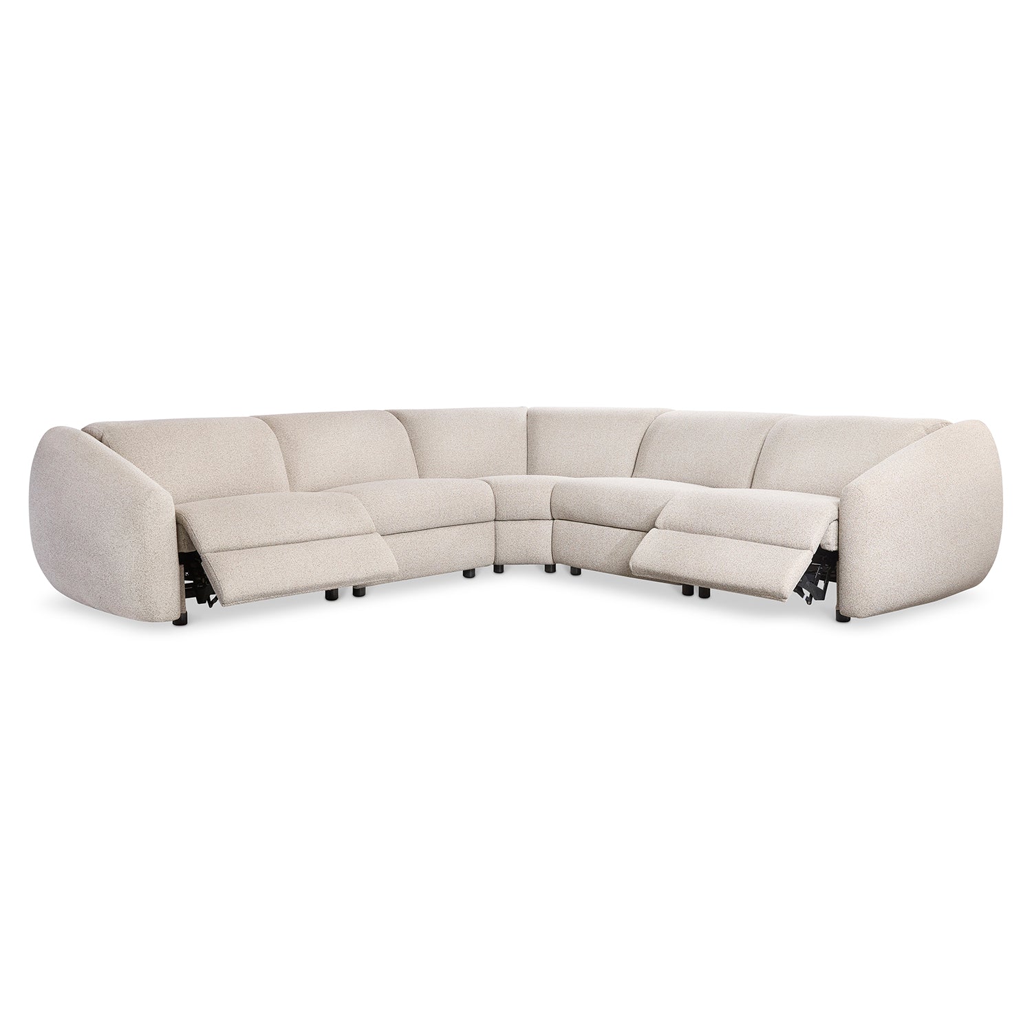 Bernhardt Living Avignon 5-Piece Fabric Power Motion Sectional Sofa
