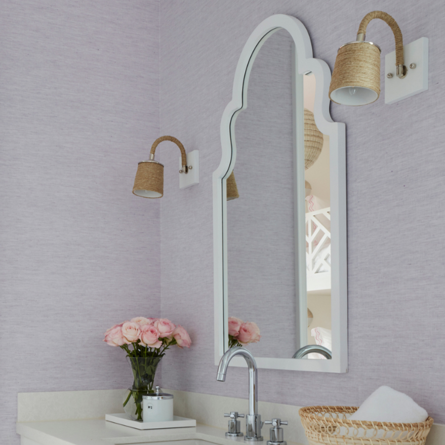 Ro Sham Beaux Katy Hemp Wrapped Wall Sconce