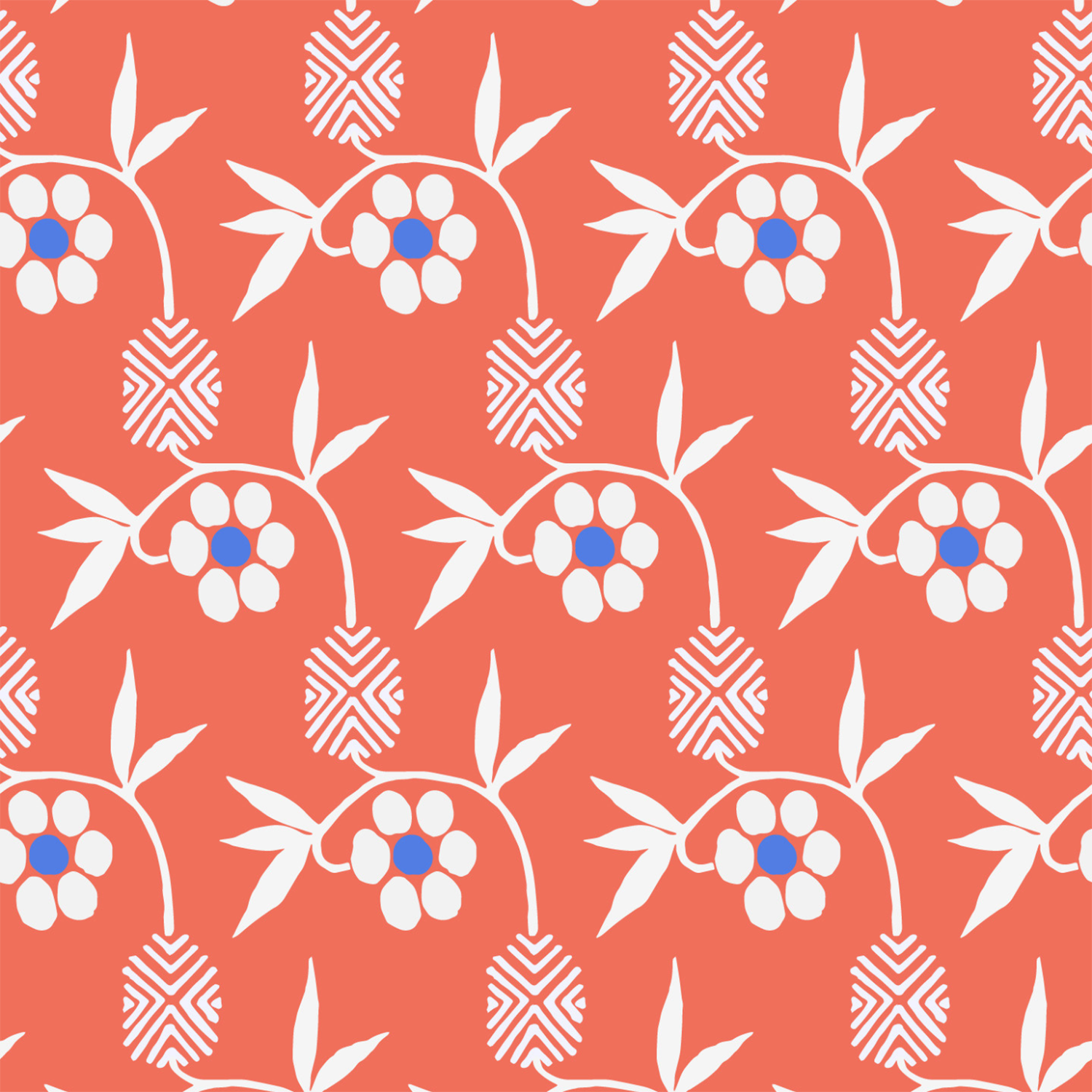 Mitchell Black Kimono Flower Wallpaper