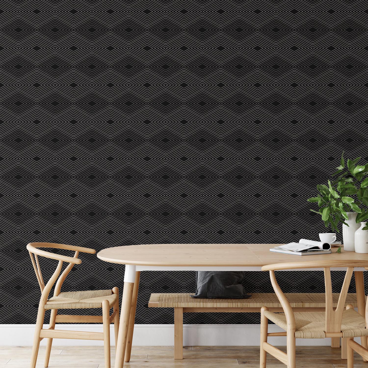 Mitchell Black Huron Wallpaper