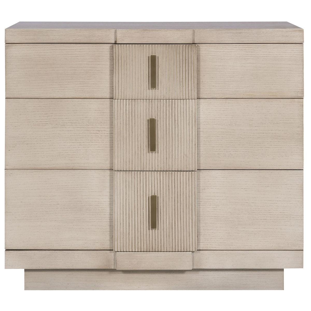 Vanguard Furniture Axis Pebble Path 3-Drawer Nightstand