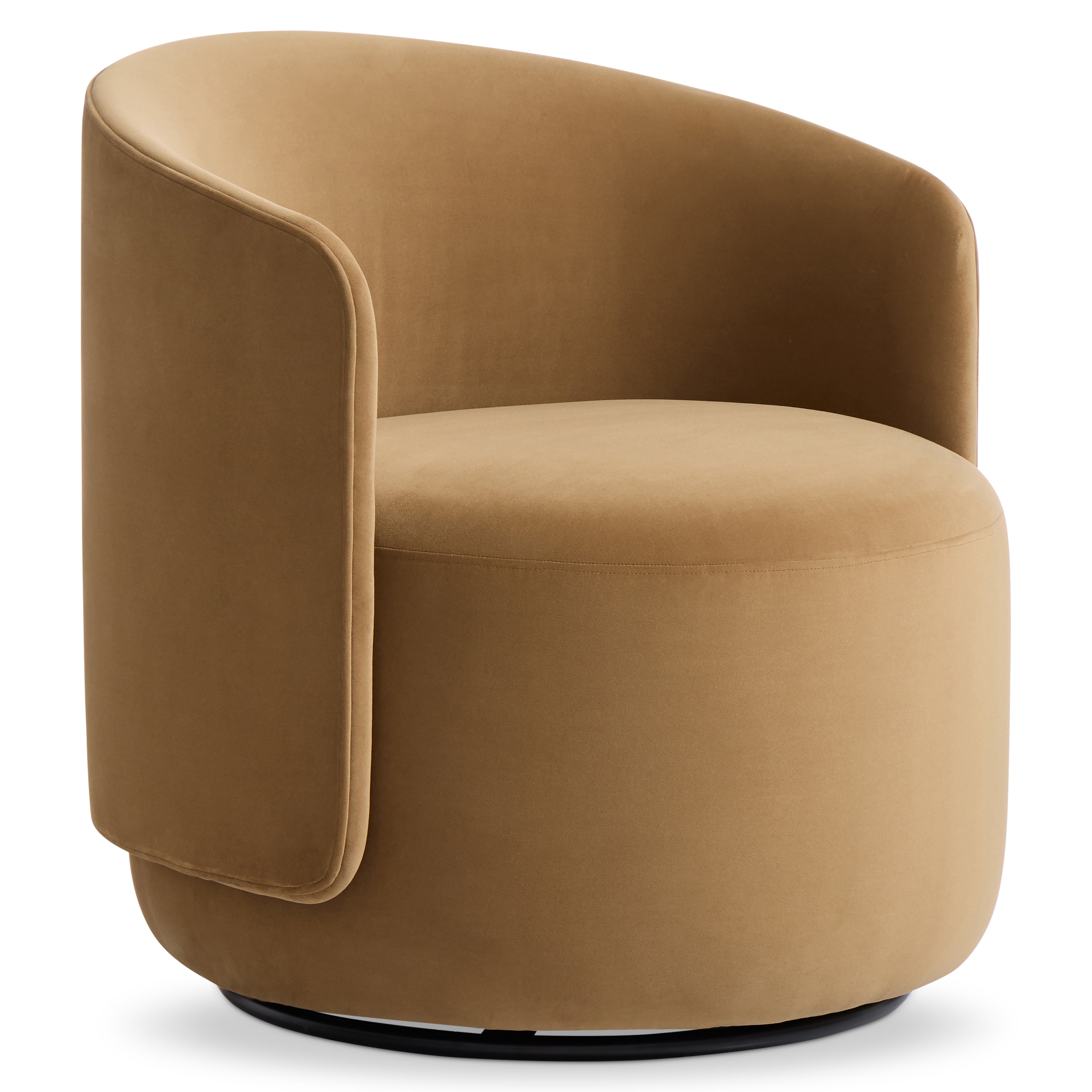 Bernhardt Loft Crosby Tan Swivel Chair