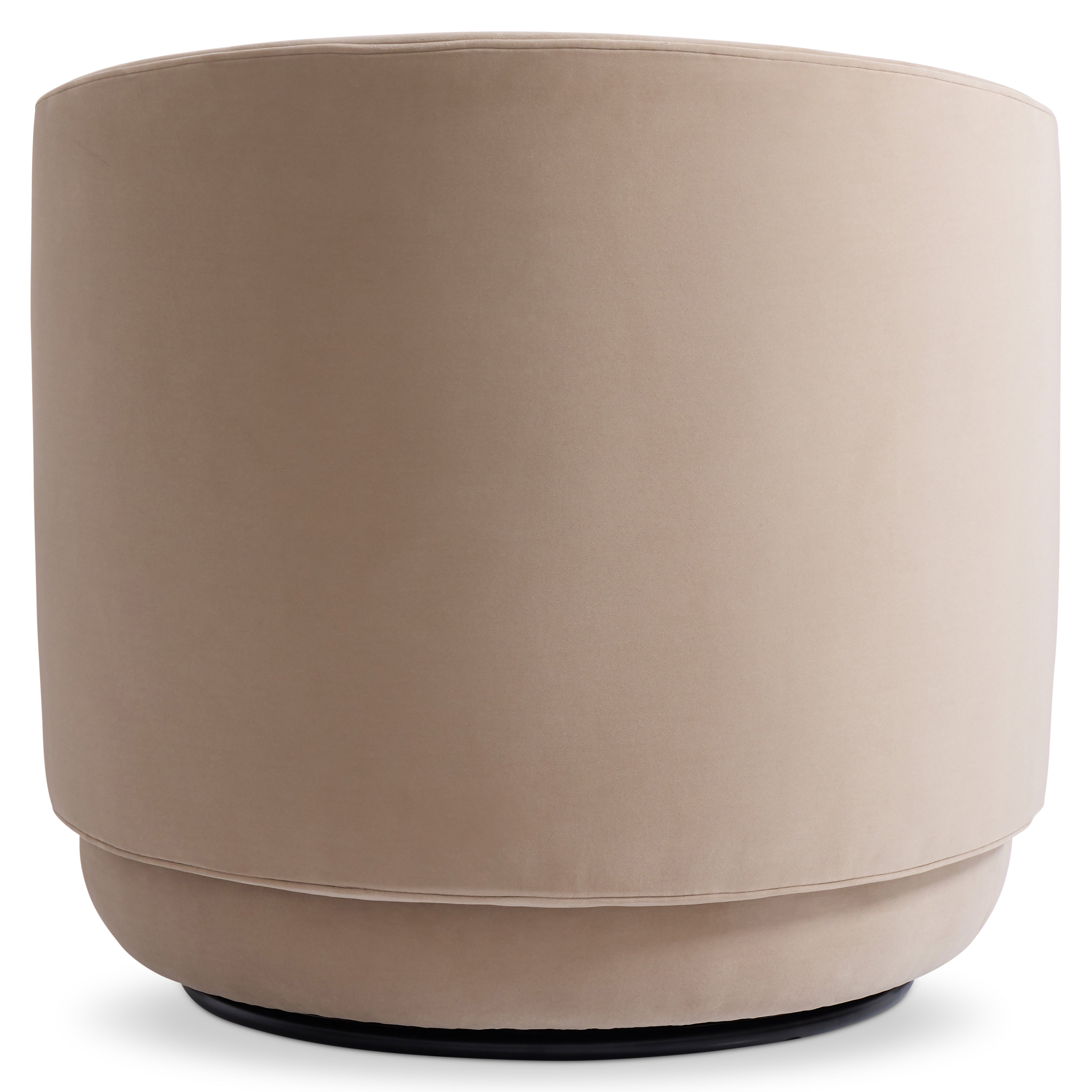 Bernhardt Loft Crosby Beige Swivel Chair