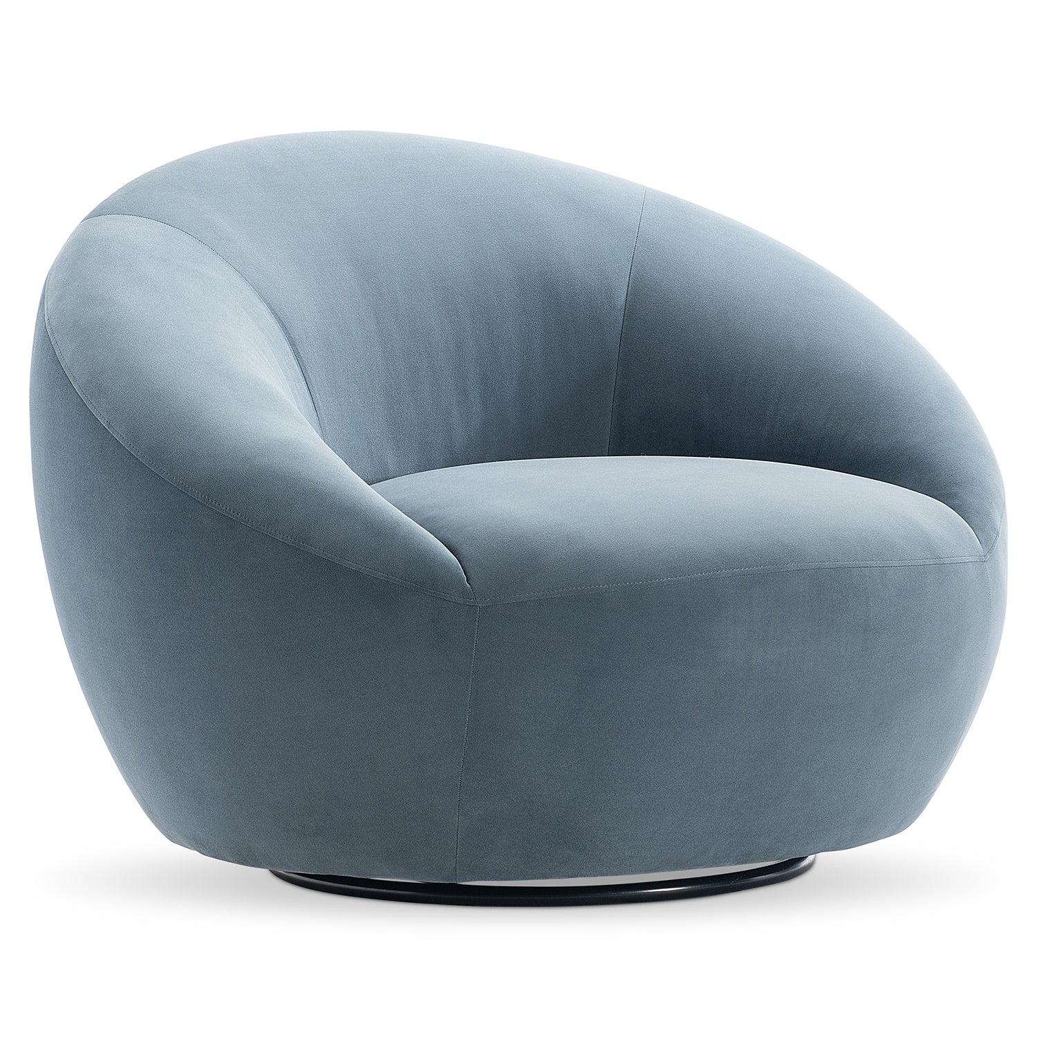 Bernhardt Loft Rizz Fabric Swivel Chair