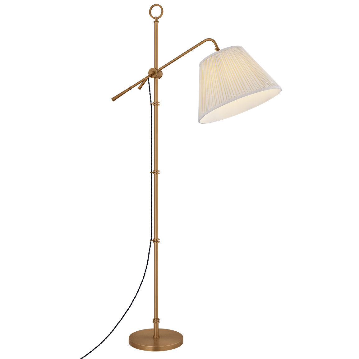 Hudson Valley Lighting Phillipsburg Floor Lamp in Patina Brass, primary product view