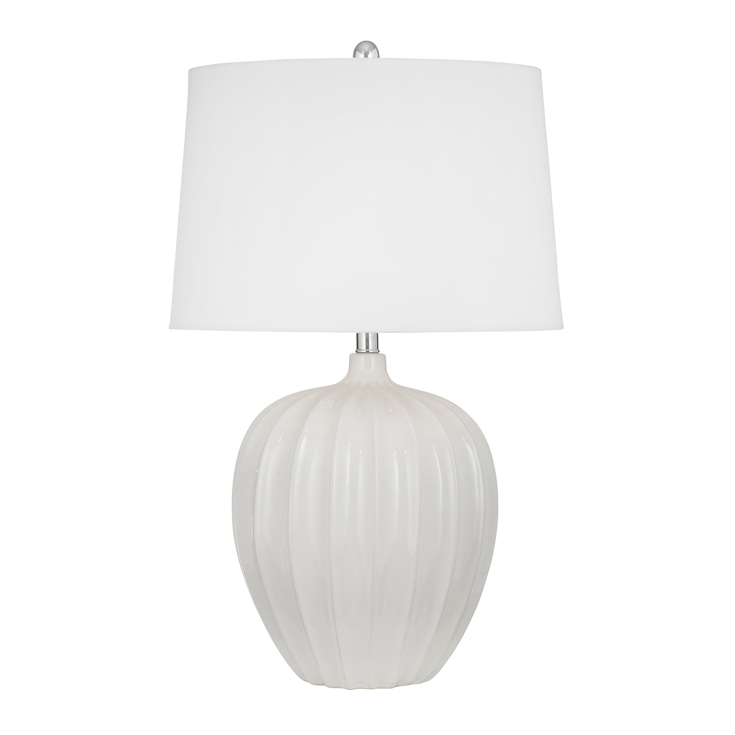 Bassett Mirror Lotus White Table Lamp