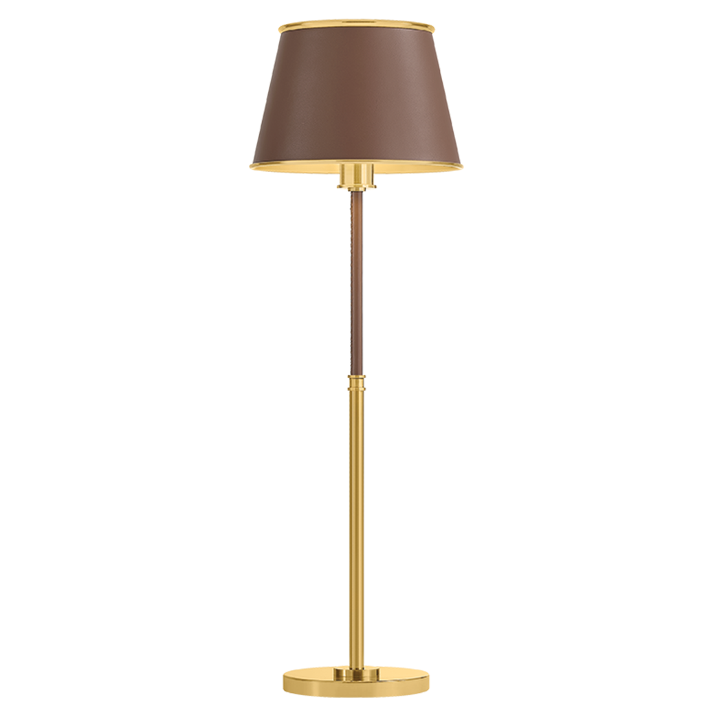 Hudson Valley Lighting Lanesville Floor Lamp in Aged Brass, primary product view