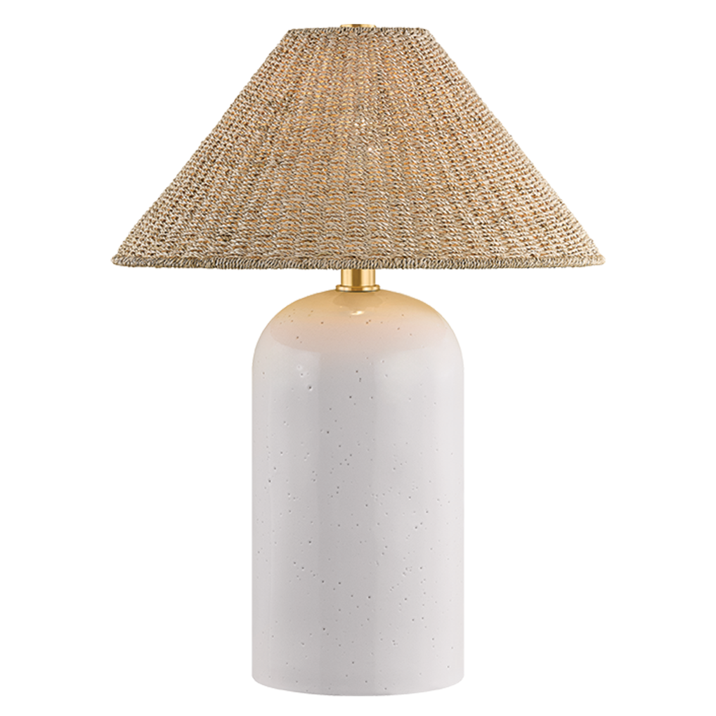 Hudson Valley Lighting Montoma Table Lamp in Aged Brass, primary product view