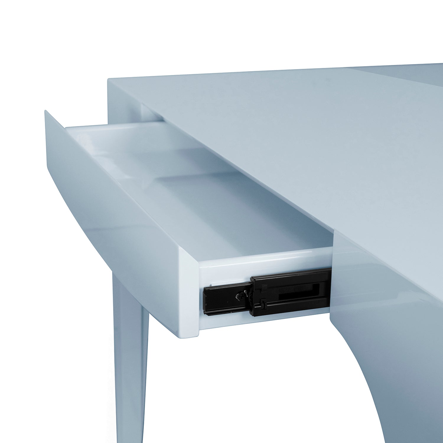 Worlds Away Lacey Light Blue Game Table