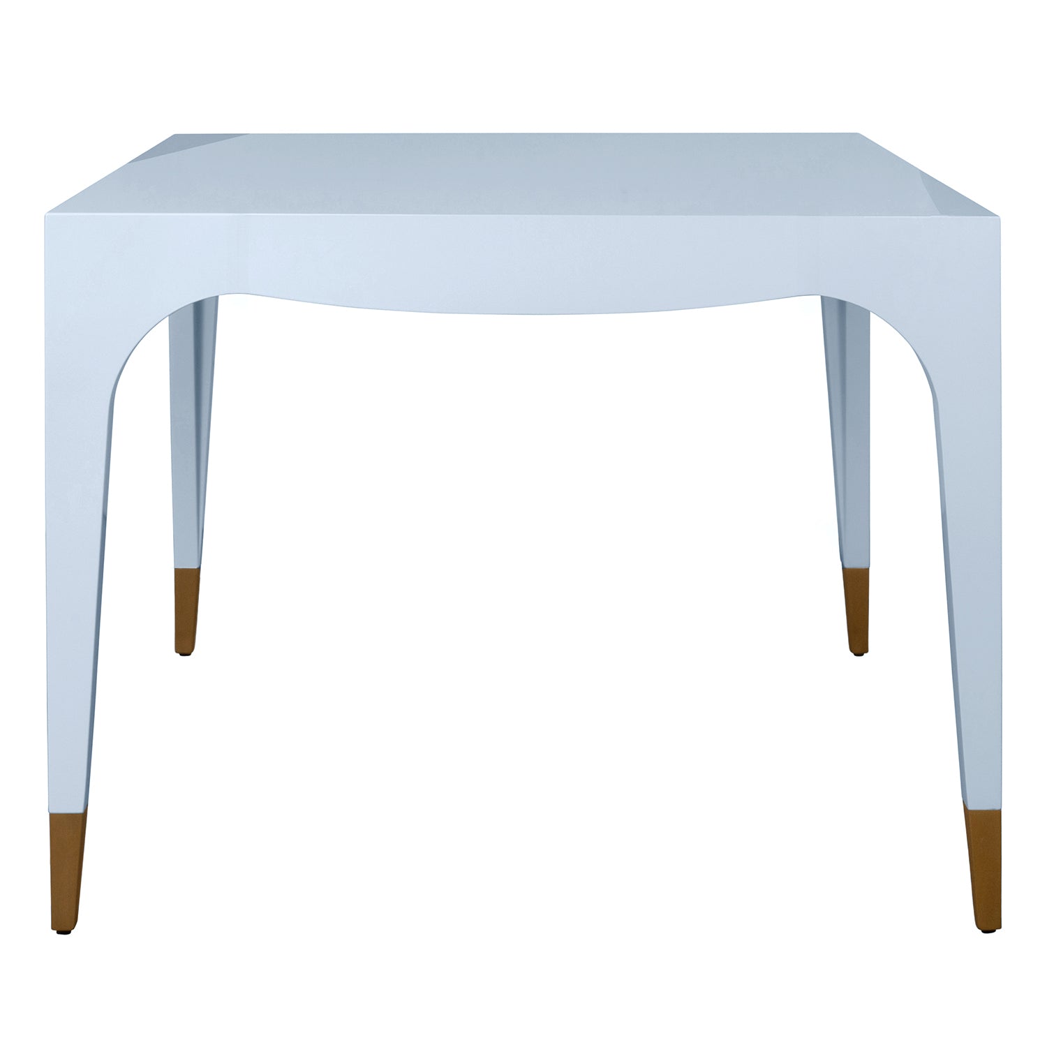 Worlds Away Lacey Light Blue Game Table