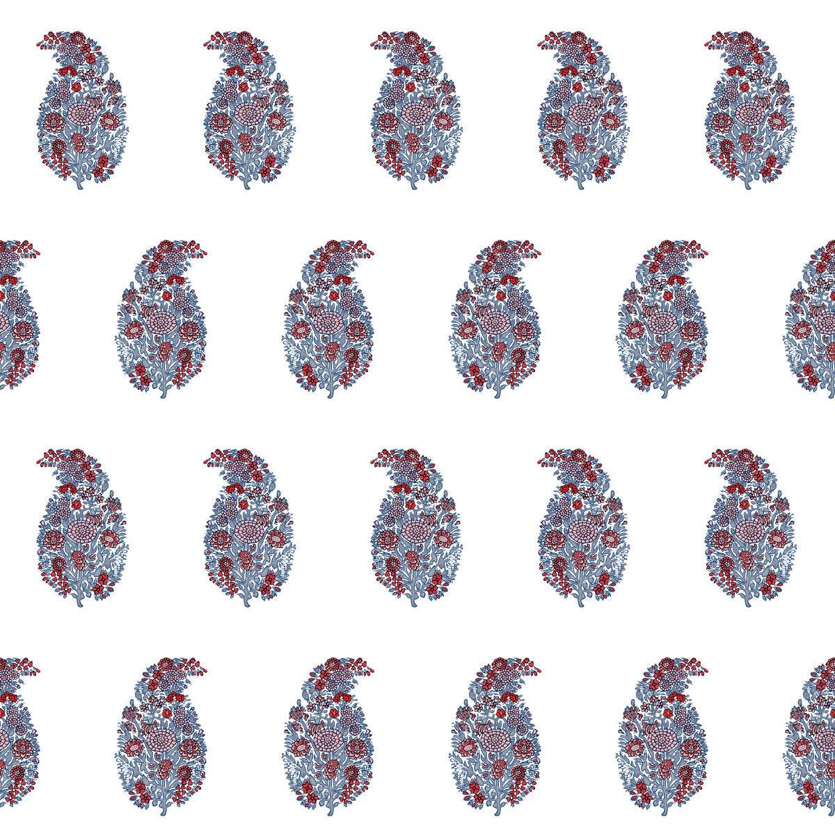 Gaston Y Daniela Tarsila Wp Azul/Rojo Wallpaper