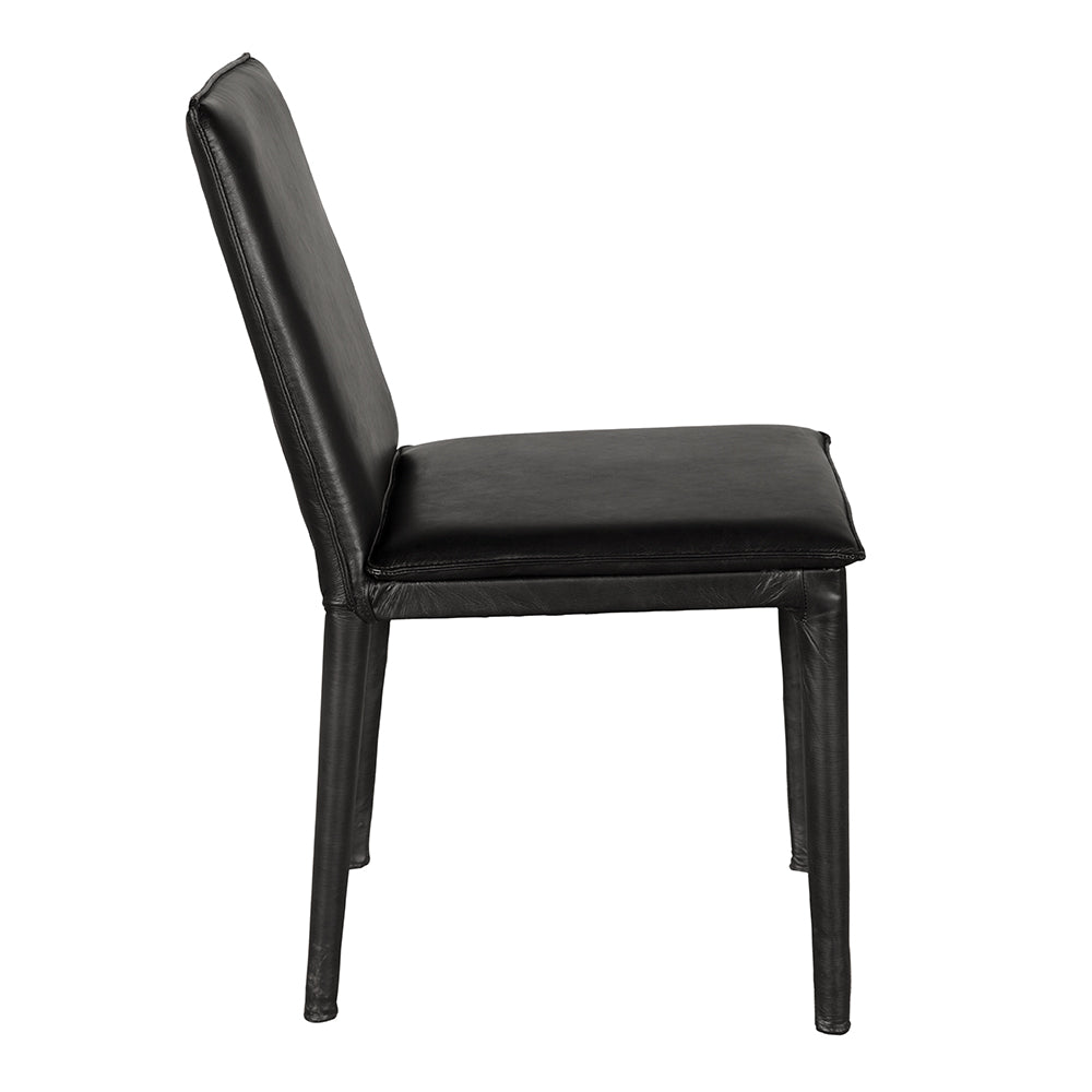 Noir Newton Dining Chair side profile