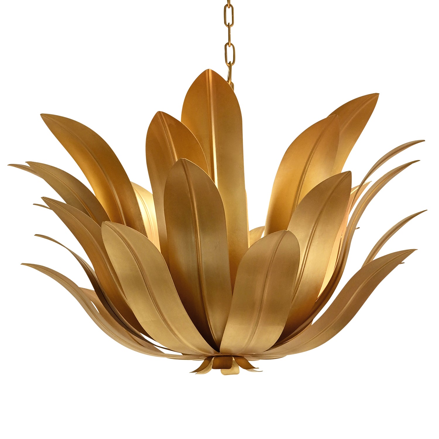 Worlds Away Leander Gold Chandelier