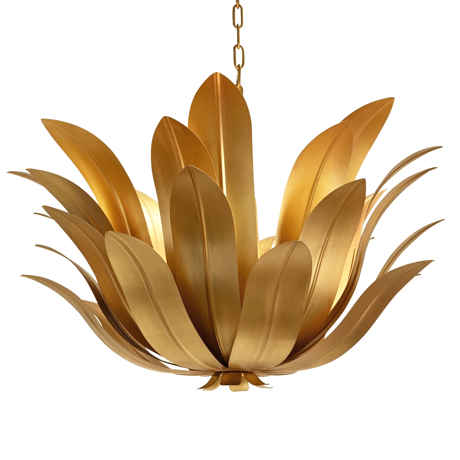 Worlds Away Leander Gold Chandelier