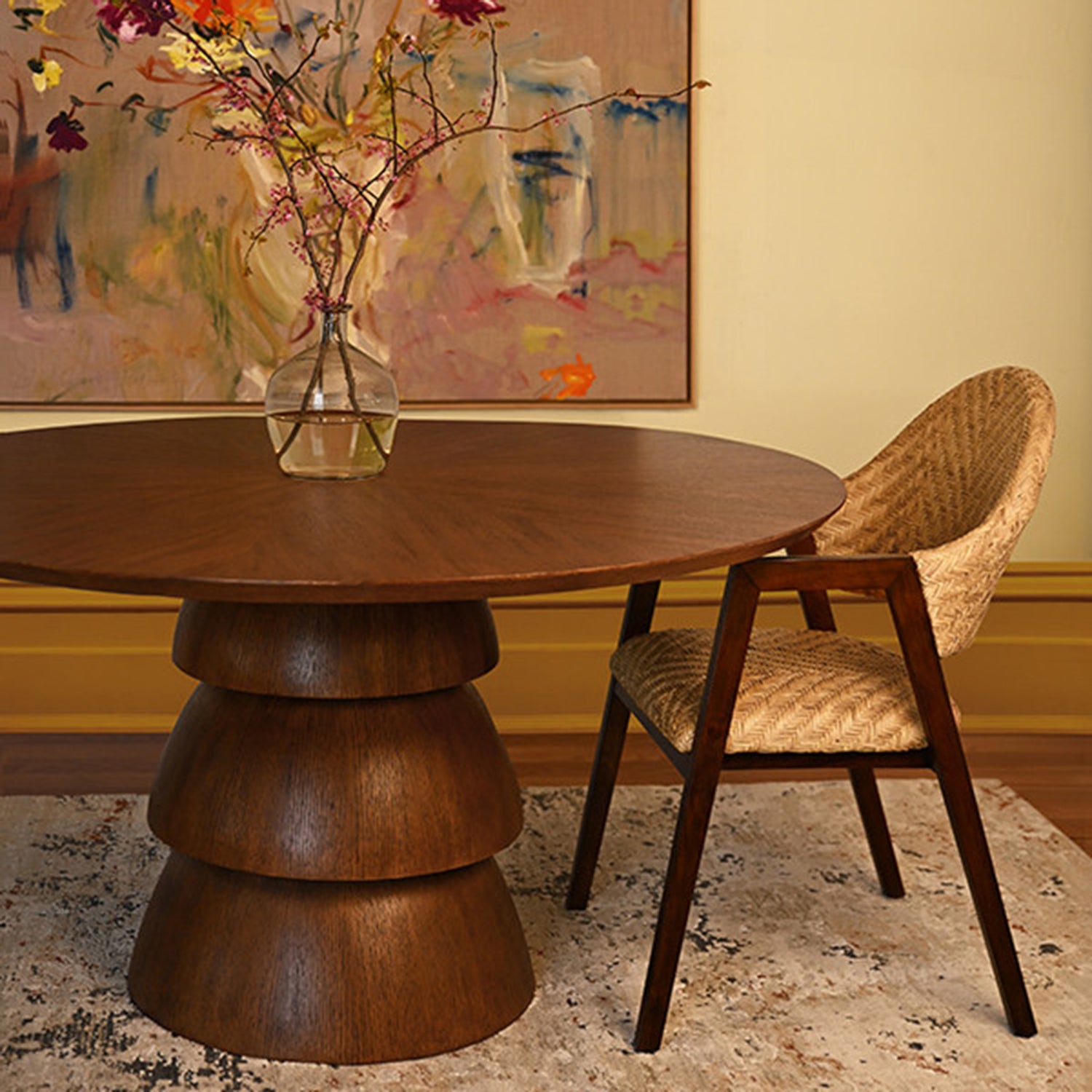 Worlds Away Callum Round Dining Table