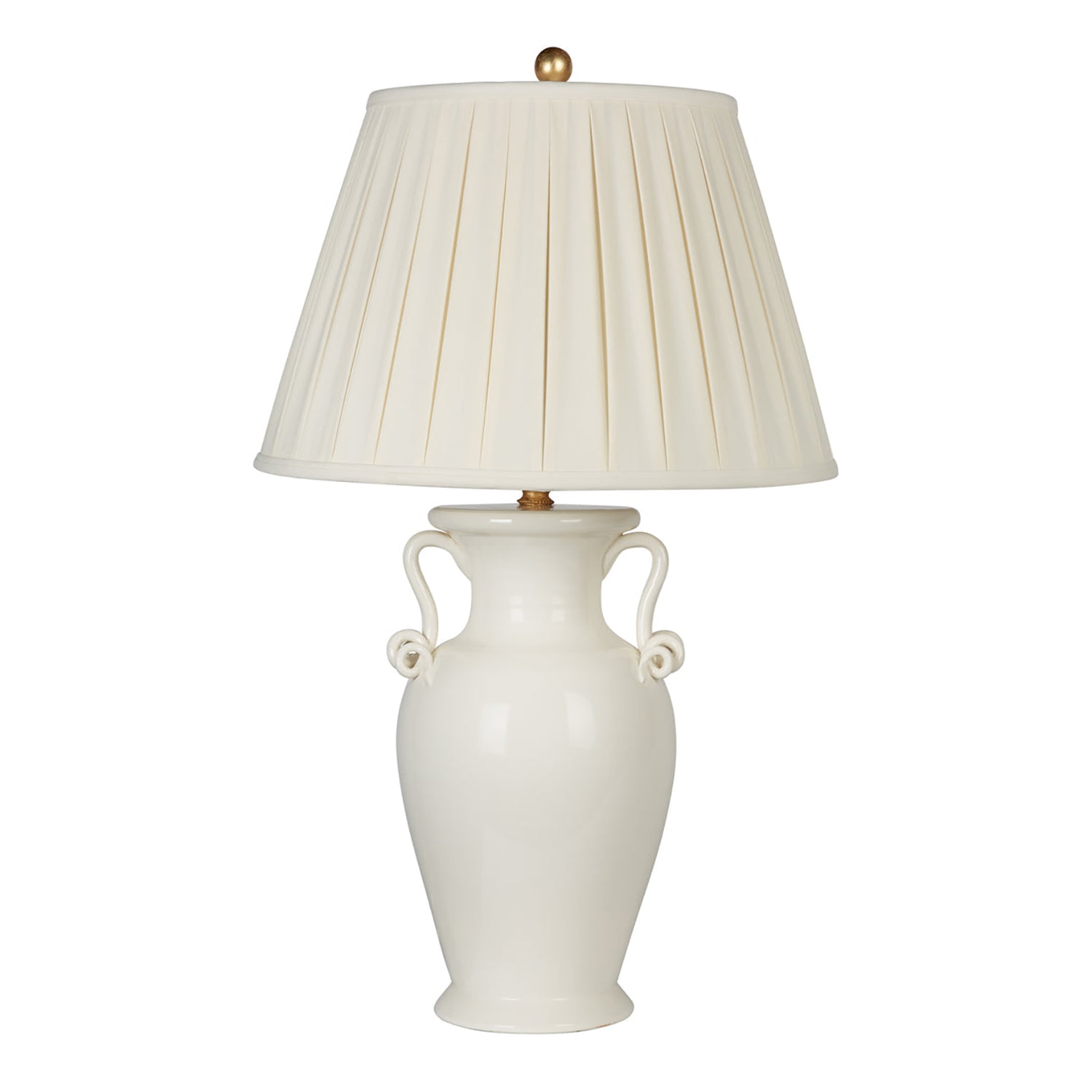 Bradburn Home Como Scroll Blanc Couture Table Lamp